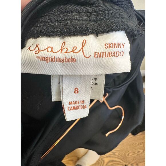 Ingrid & Isabel Black Over The Belly Skinny Maternity Jeans Size 8 - Picture 8 of 8